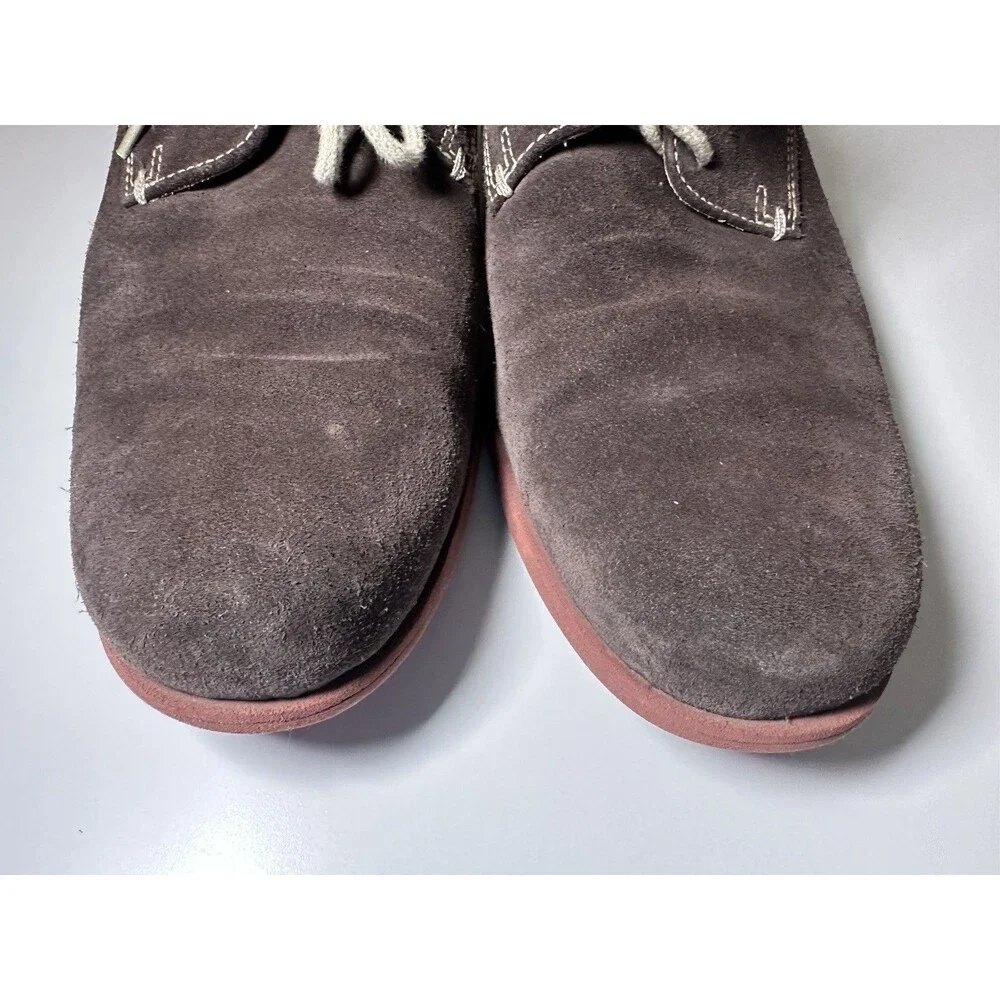 Cole Haan Men's‎ Size 10.5M Brown Leather Suede Lace-Up Derby Oxford Shoes